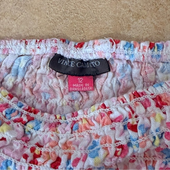 Vince Camuto 12 Girl Off Shoulder Crop Top - Picture 3 of 3